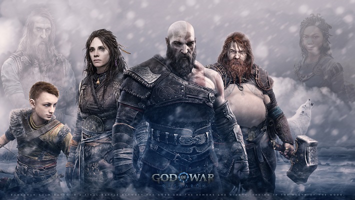 God of War Ragnarok Tyr, Kratos, & More Official Character Art