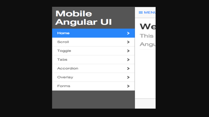 mobile angular ui